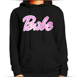 BABE Black Hoodie Size L
